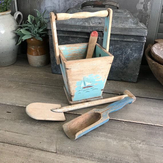 wooden beach toys