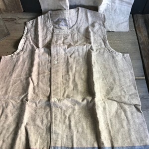 1 fransk ullflanellväst, Flanelle de Sante, Reims, Herrkläder, Sysslor, Långkalsonger, Bondgård, Nybyggare bild 7