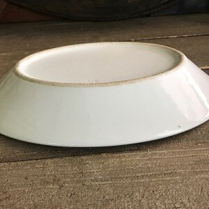 1 French White Serving Platter, Porcelain, Ironstone, Oval Serving Dish, 11 inch, Made in France, French Farmhouse Cuisine image 4