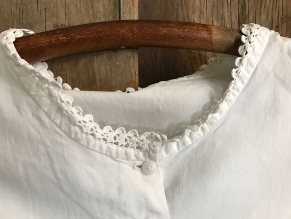French White Linen Lace Girls Camisole, Cache Cor… - image 5