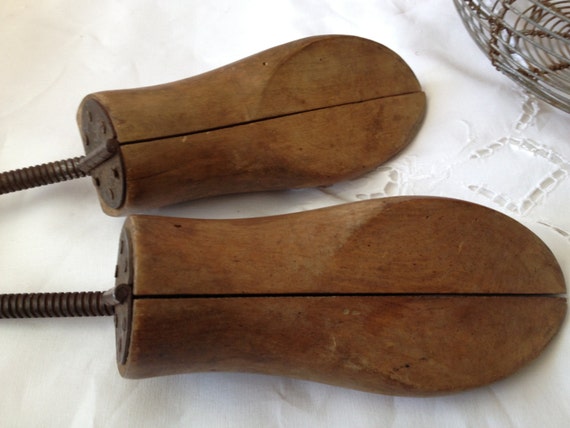 Vtg French // Wood & Iron Cobblers Shoe Form - image 4