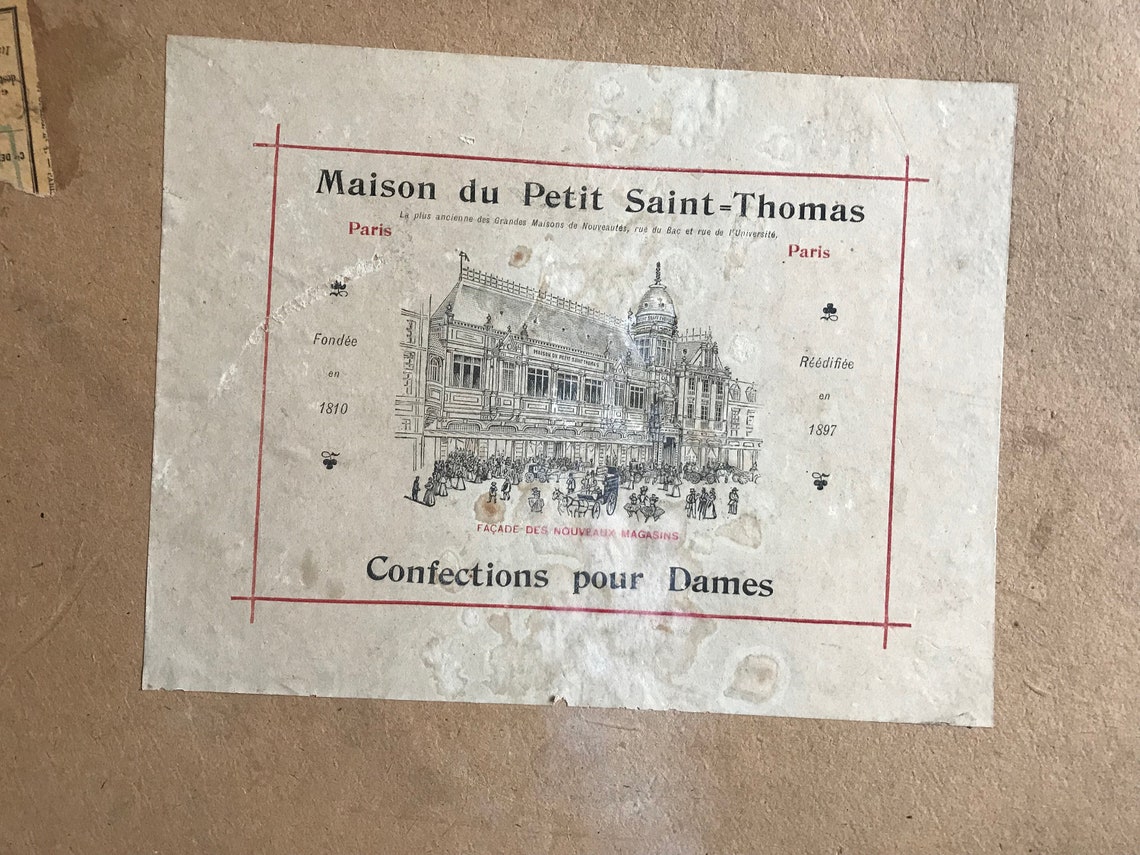 Maison Du Petit Saint Thomas Box Antique Paris Department | Etsy