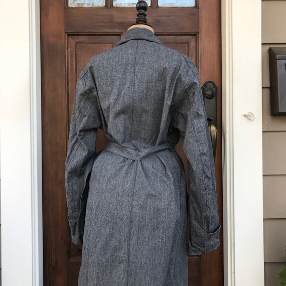 French Grey Marl House Coat, Chore Wear, Pockets,… - image 5