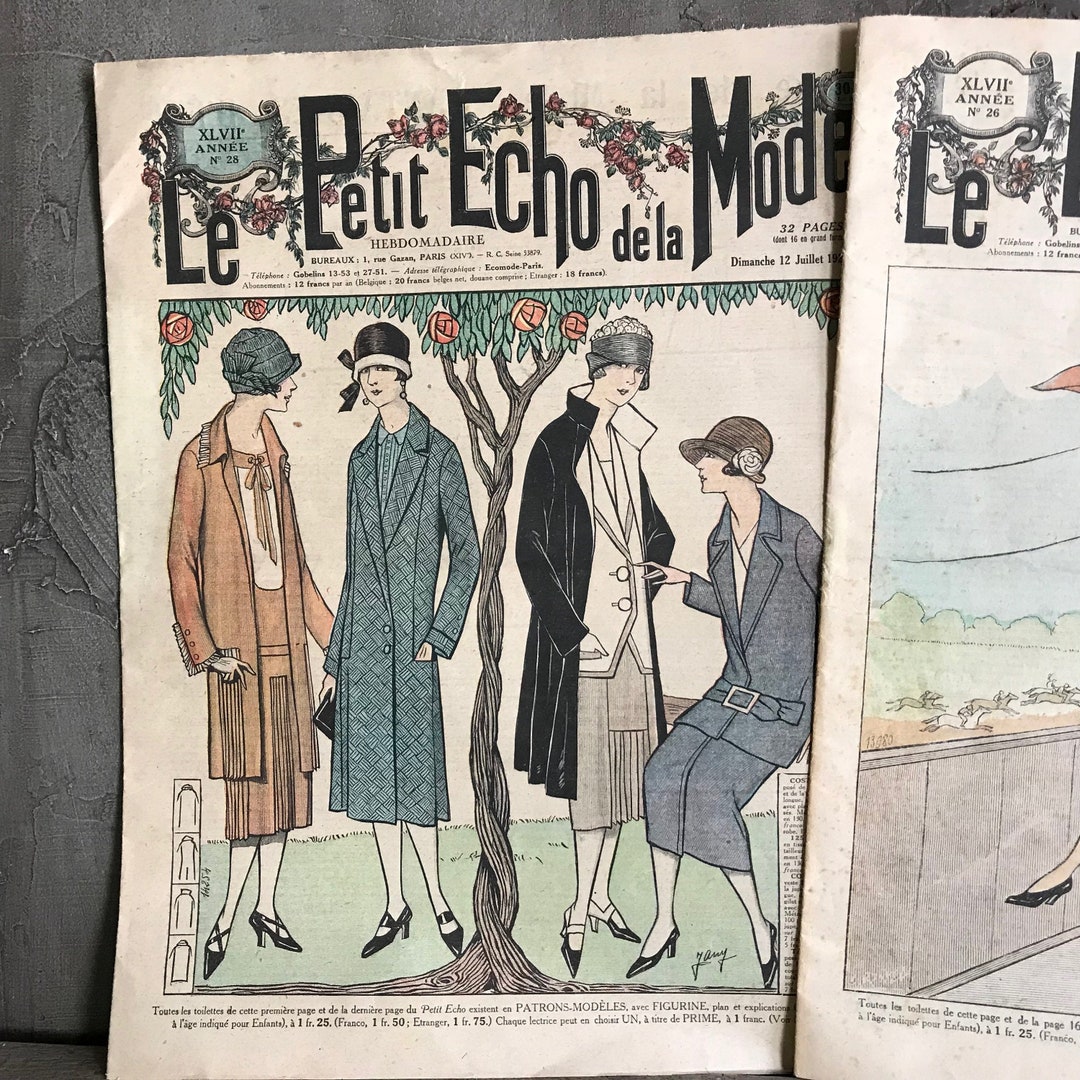 Années Folles 1920 - 1930 - costume sur seine