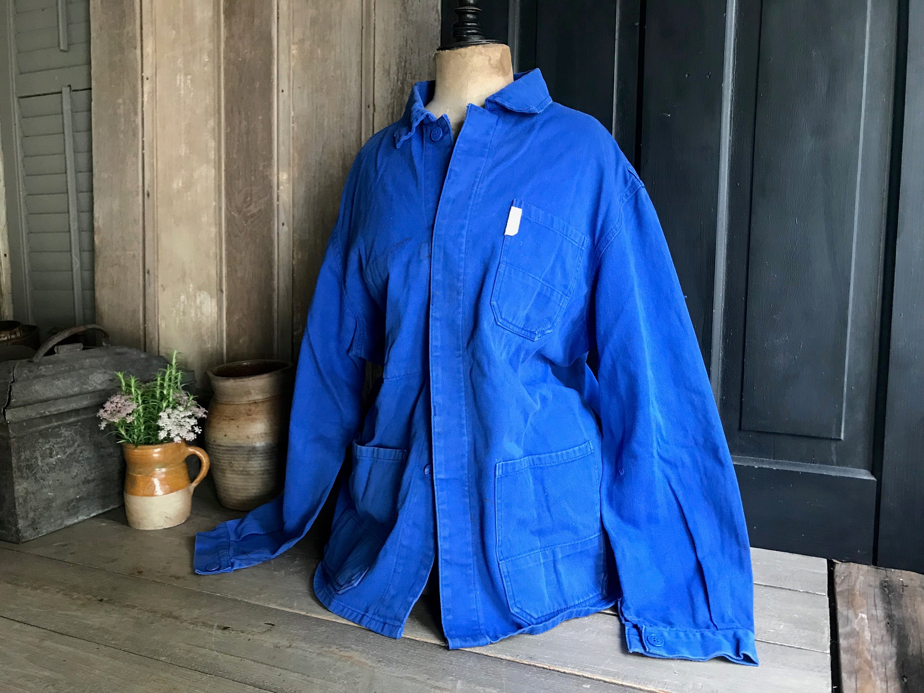 Le Laboureur French Cotton Work Jacket in Black – Gardenheir