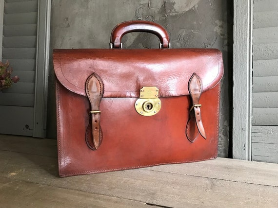 british leather briefcase