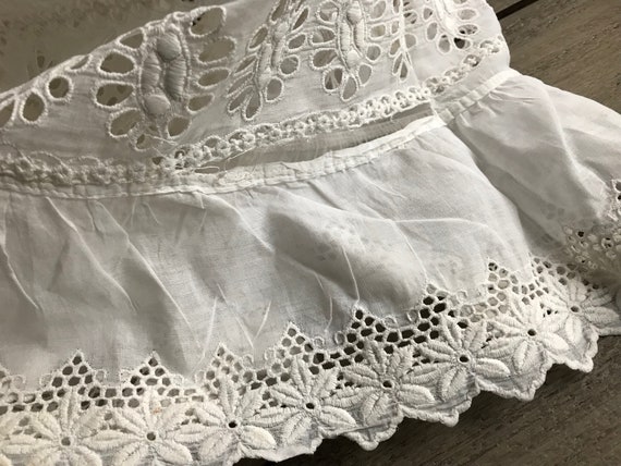 French Fine White Linen Petticoat, Wedding, Brida… - image 10