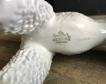 Rosenthal White Poodle Figurine, Made in Germany, Porcelain, 9