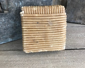 Beeswax Wick Taper Block, Candle Wicking Block, Beeswax, Farmhouse, Homesteading