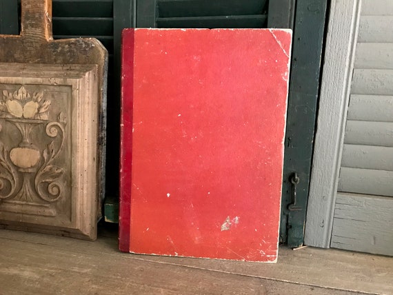 19th C French La Saison Leather Bound Book, 1869, 1870 Book