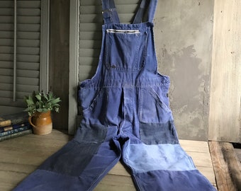 French Jeans Overall Work Wear, Bib Overalls, Blue Jeans, Peasant Work Wear, Distressed Denim, Homesteader, Gardening Wear