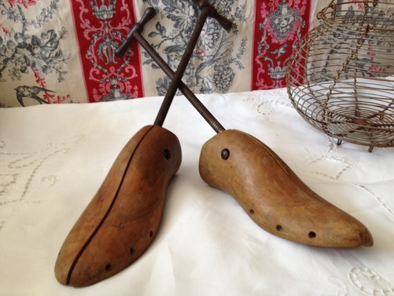 Vtg French // Wood & Iron Cobblers Shoe Form - image 2