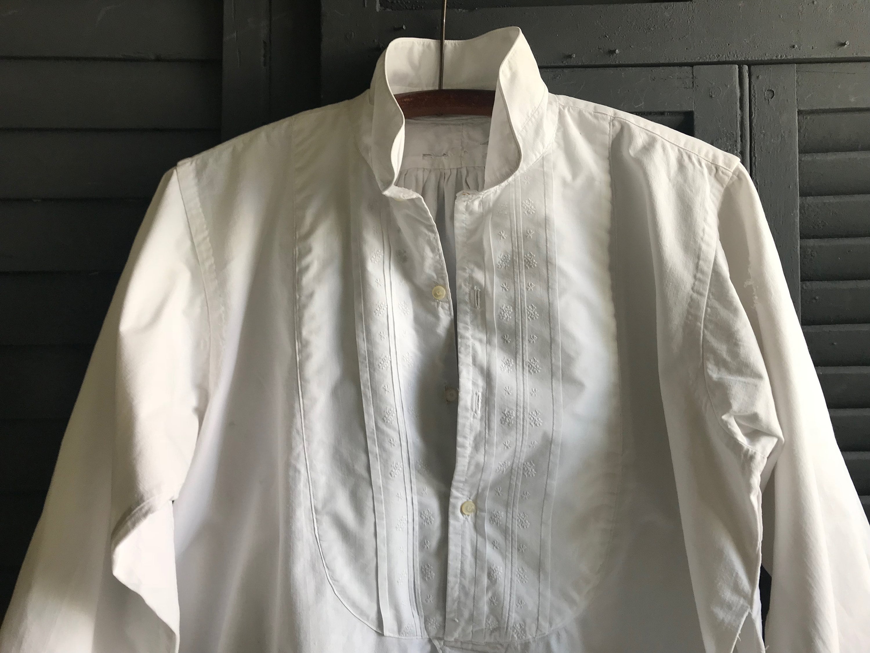 mens formal white dress shirt Ash & Erie White Wrinkle Resistant Dress Shirt for Short Men White / 15 / Standard