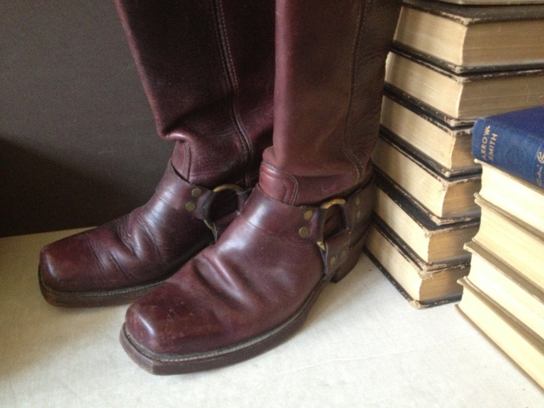 frye biker boots