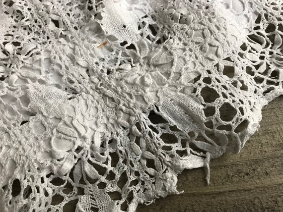 1900s French White Lace Blouse, Jacket, Handmade,… - image 6