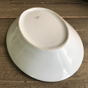 1 French White Serving Platter, Porcelain, Ironstone, Oval Serving Dish, 11 inch, Made in France, French Farmhouse Cuisine image 10