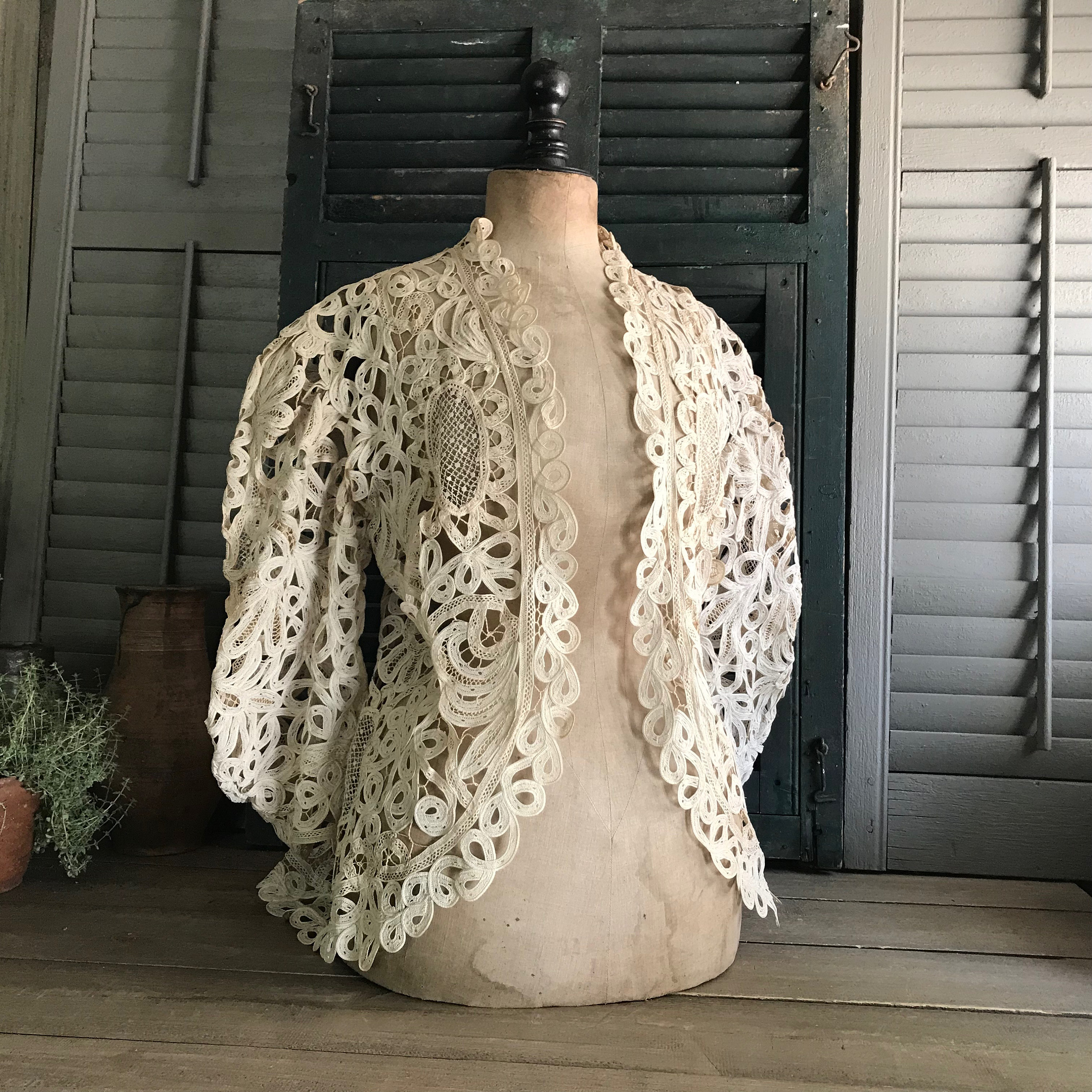 treat ürself Retro lace jacket（beige） 【公式通販】