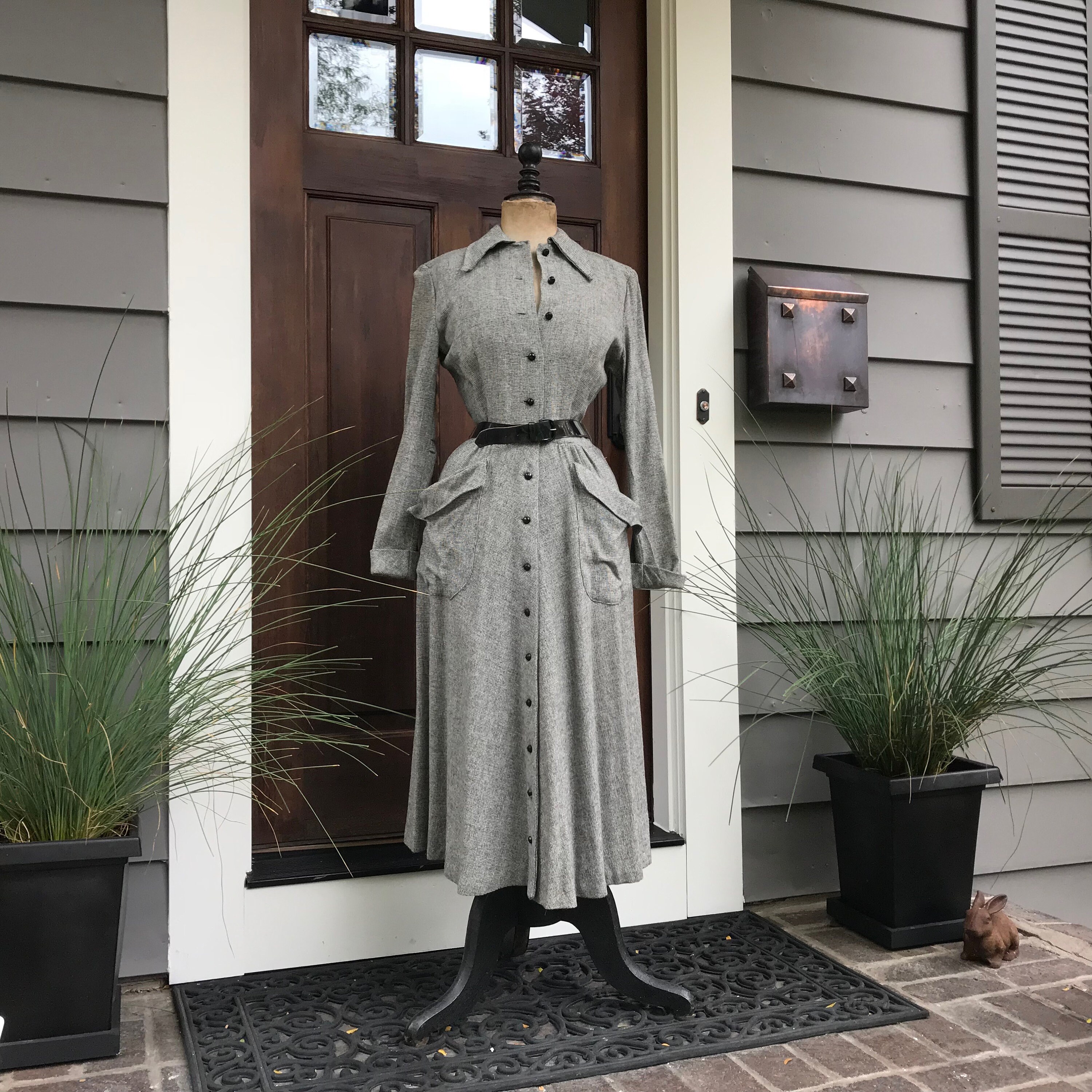 and mary アンドマリー Betty layered dress gray ANDMARY】Betty layered dress