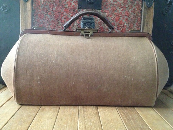 canvas gladstone bag