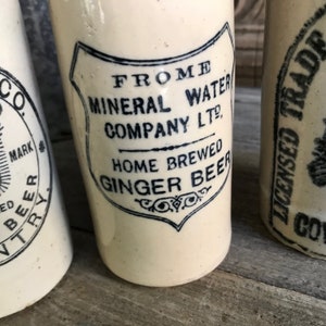1 Ginger Beer Bottle, Stoneware Pint, Trade Mark Stamp, Sold by Each image 7