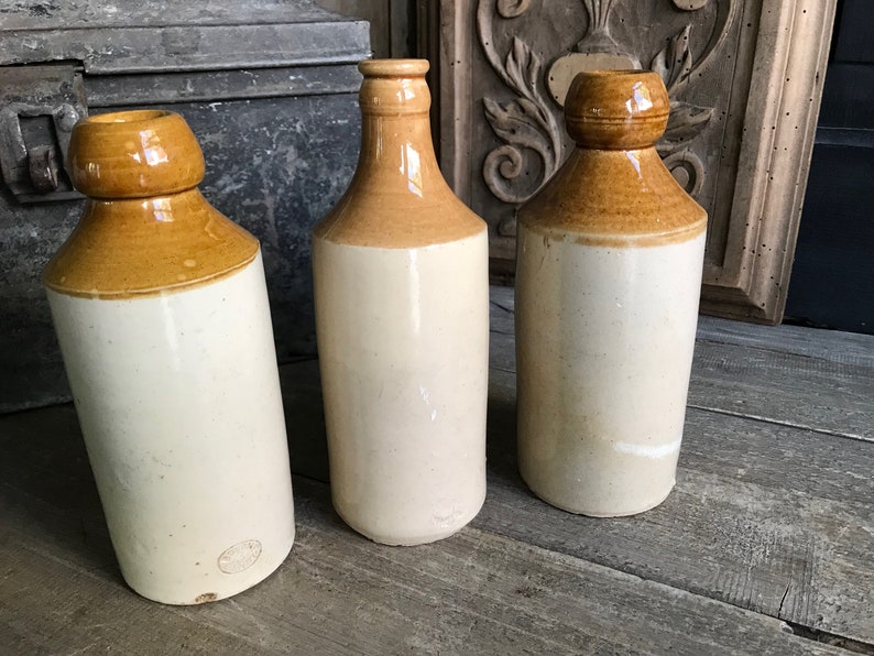 1 Ginger Beer Bottle, Stoneware Pint, Trade Mark Stamp, Sold by Each image 8