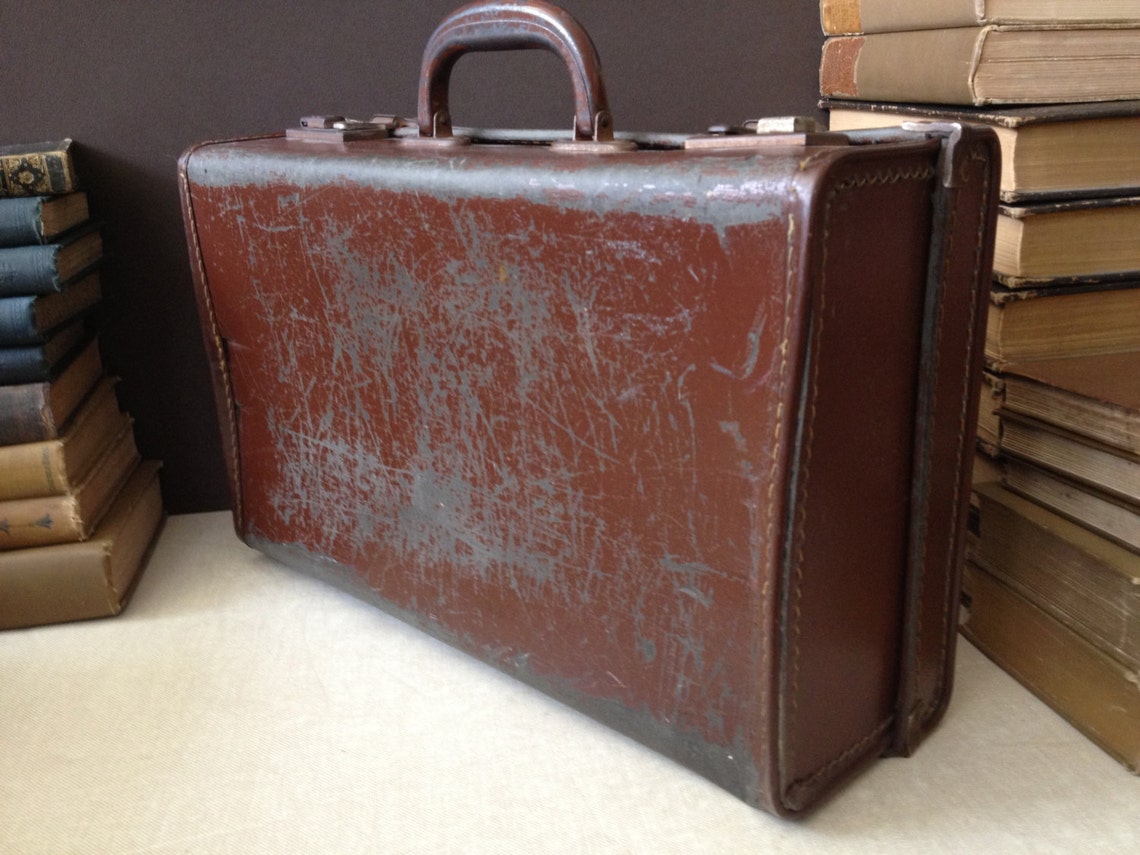 Vtg British Made Luggage // Briefcase // Suitcase // Cheney Etsy