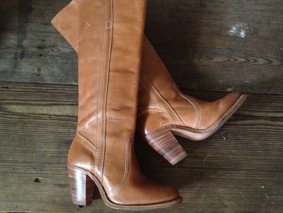 leather riding boots size 6