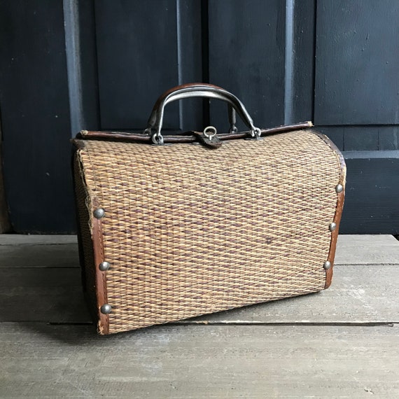 French Panier de Ferme, Market Basket, Provisions Bag, French Farmhouse