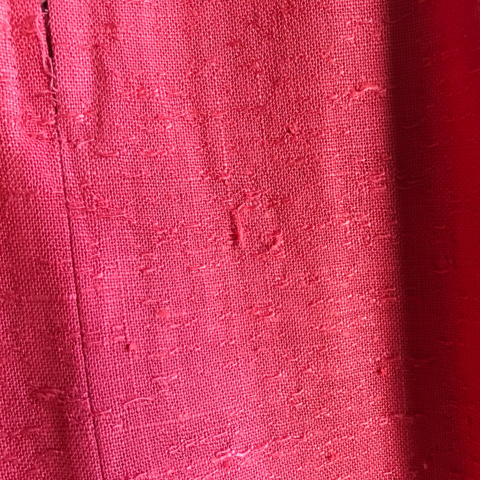 1950s coral dress