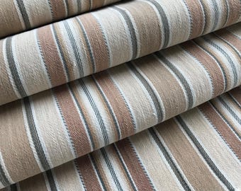 24インチ×42インチ 美しいストライプ柄 ヴィンテージ ティッキング生地