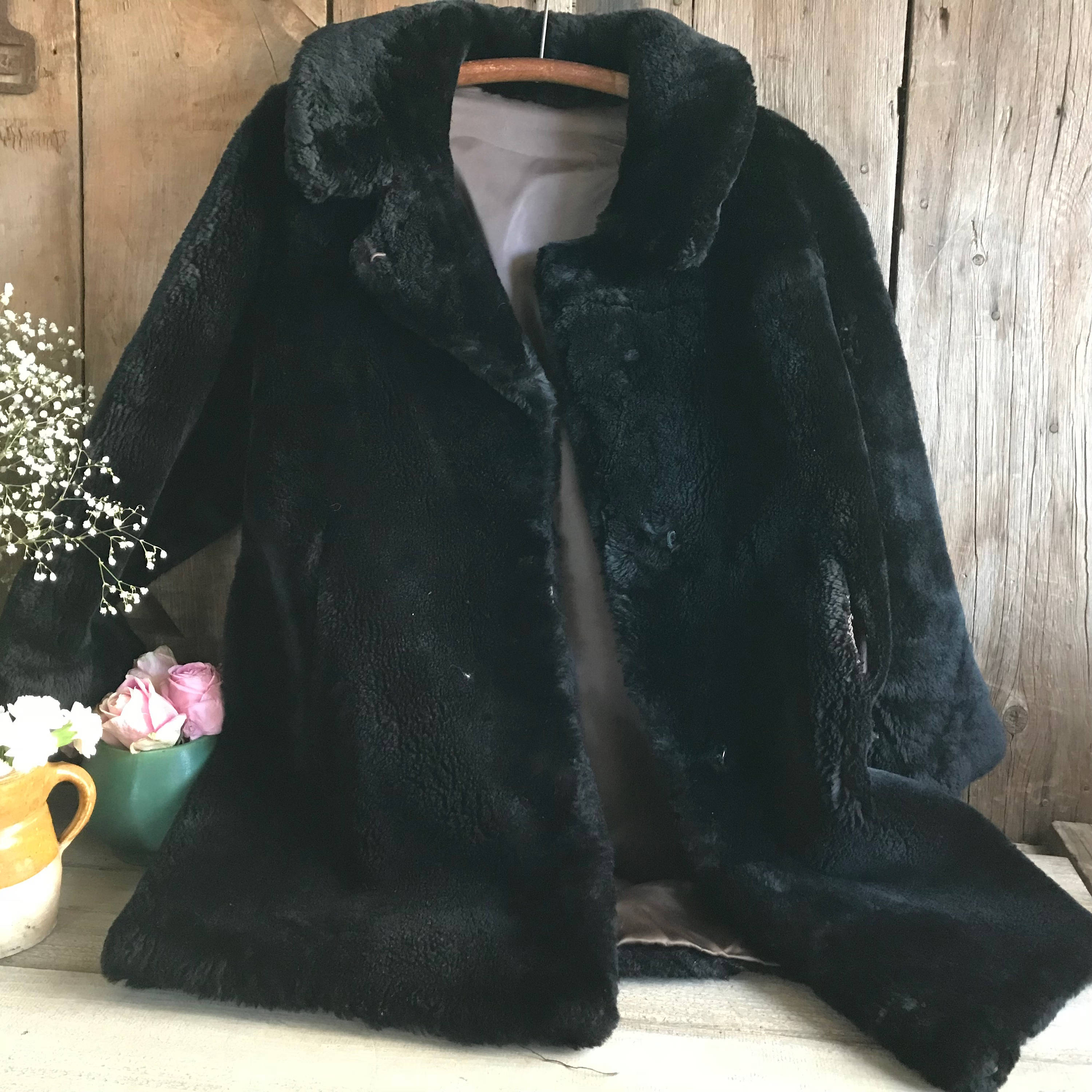 ジャケット・アウター LANTINAM Fake Mouton Jacket BLACK il_fullxfull.5907911992_18f3.jpg