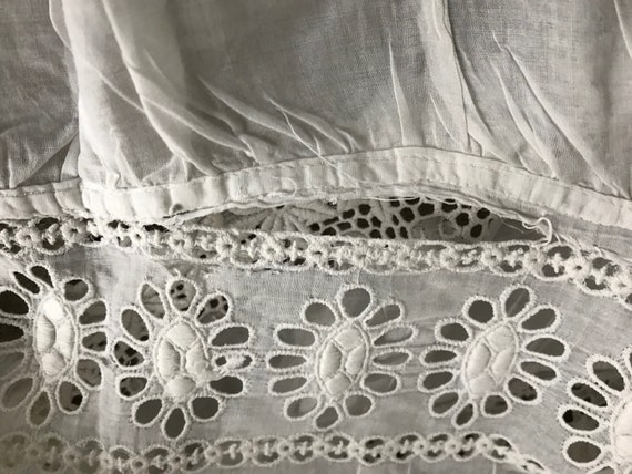 French Fine White Linen Petticoat, Wedding, Brida… - image 9