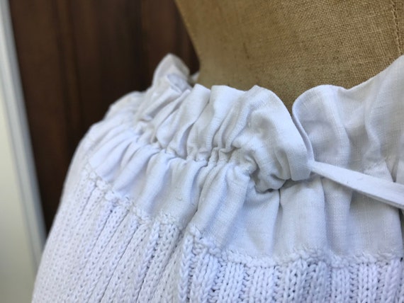 Antique Provence Knit Skirt, Handmade, French Far… - image 10