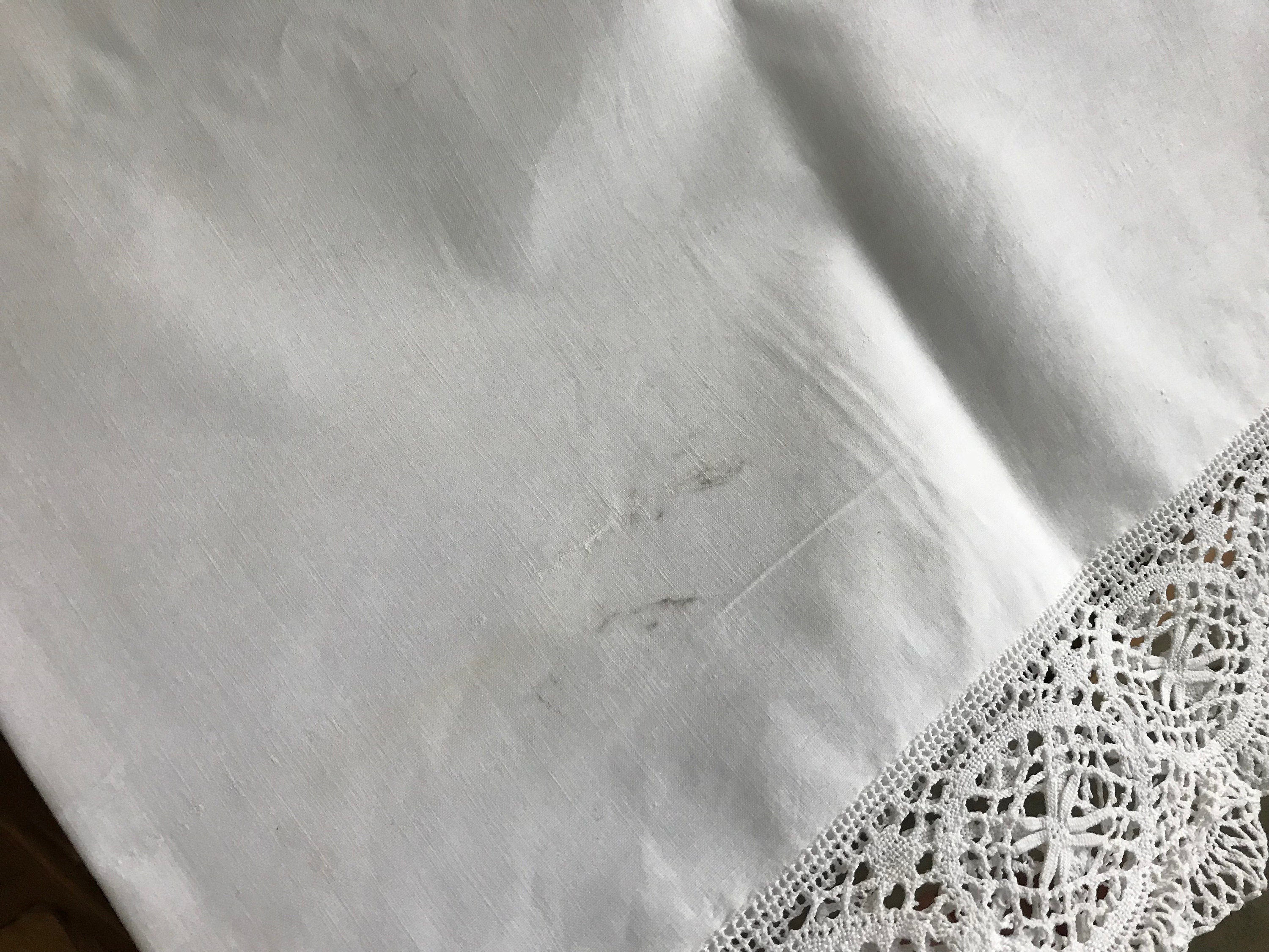Lace Pillow Sham Coverlet Batiste White Cotton Lace Bolster Etsy