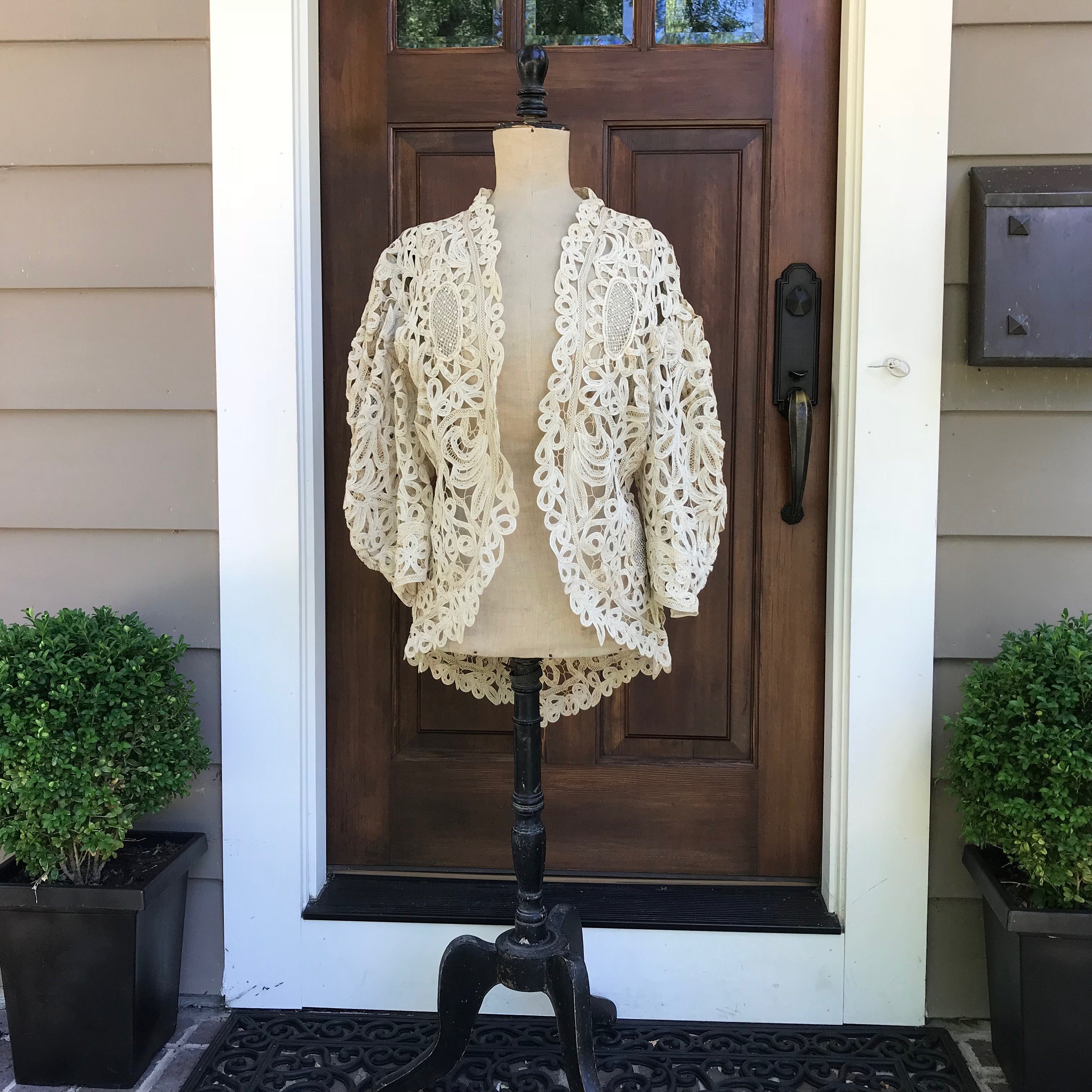 treat ürself Retro lace jacket（beige） 【公式通販】