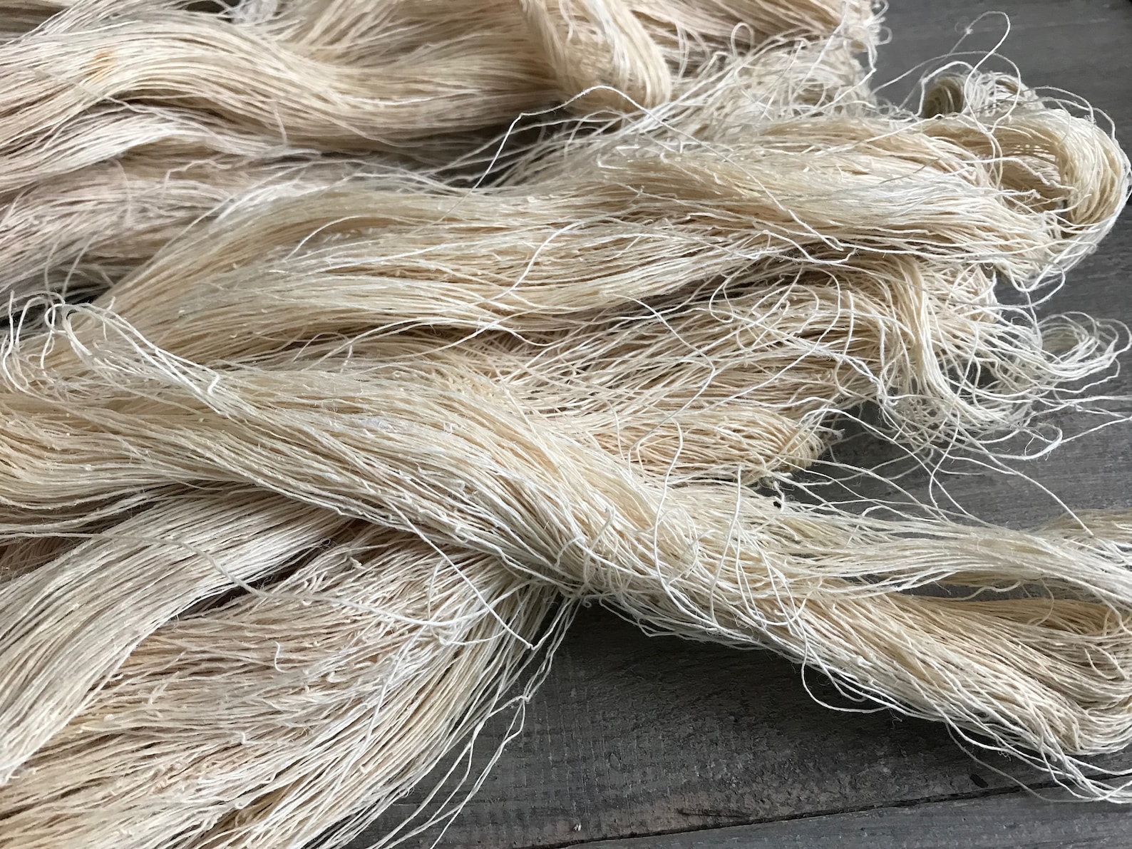 1 19th C French Hemp Thread Home Spun Hemp Natural Thread Etsy