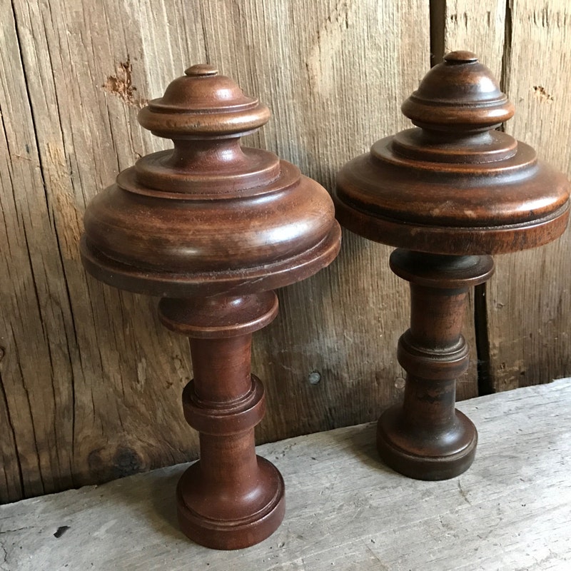 Wood Finials - Etsy