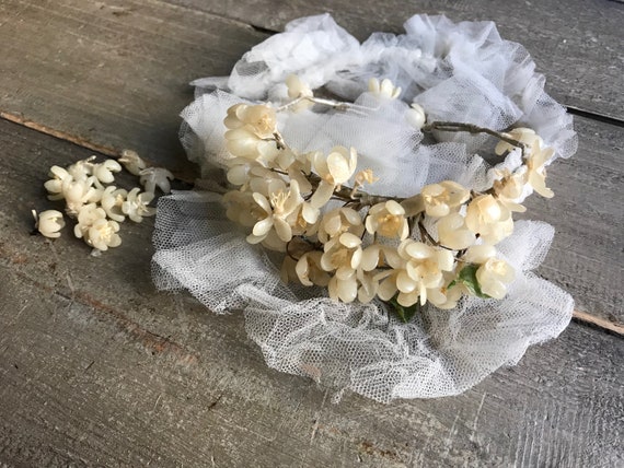 1920s Wedding Tiara, Wedding Couronne, Boutonnièr… - image 3