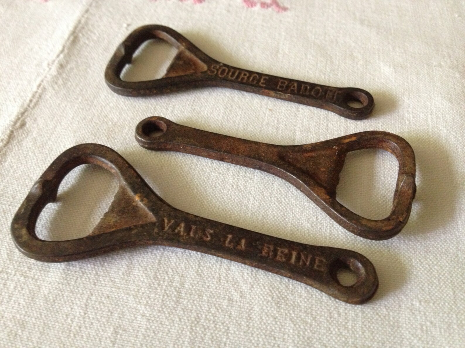 Vintage French Iron Bottle Openers French Spa Mineral Water Etsy