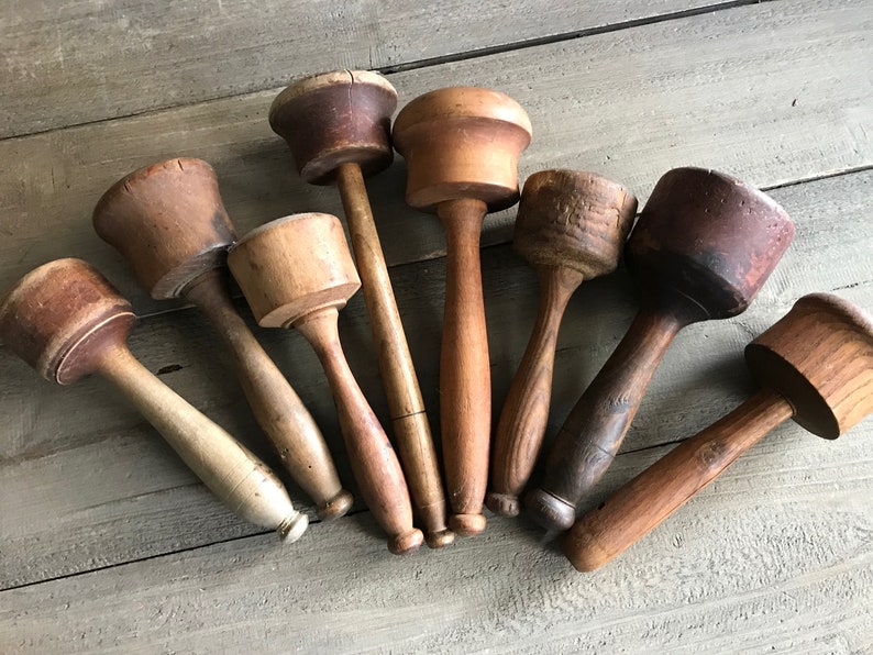1 Rustic Muddler Masher Pestle Solid Wood 8 Available Etsy