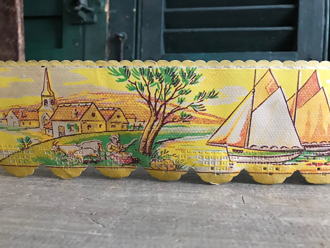French Shelf Trim, Nautical, Wallpaper, for Projects, French Chateau