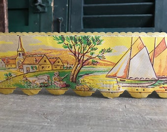 French Shelf Trim, Nautical, Wallpaper, For Projects, French Chateau Decor, Craft Supplies