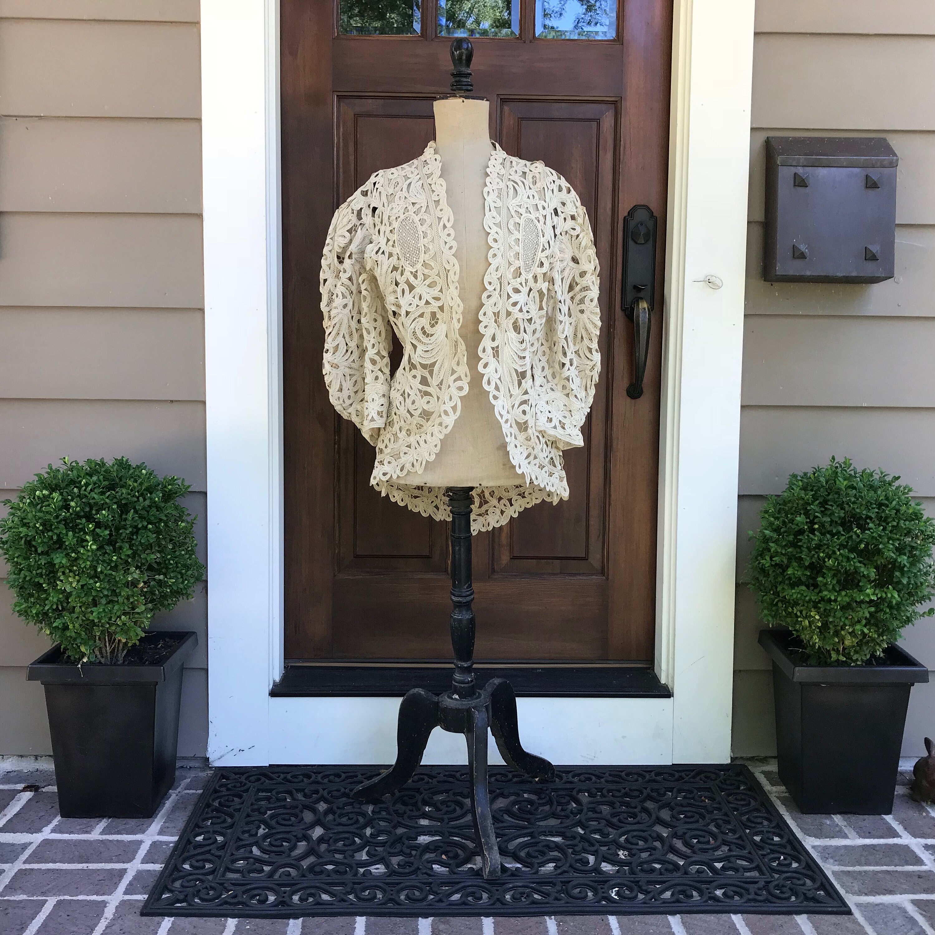 フランスアンティーク 1900s Edwardian lace jacket フランスアンティーク 1900s Edwardian lace jacket
