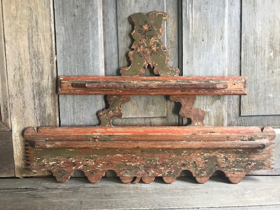 Antique wooden herb drying rack hot sale