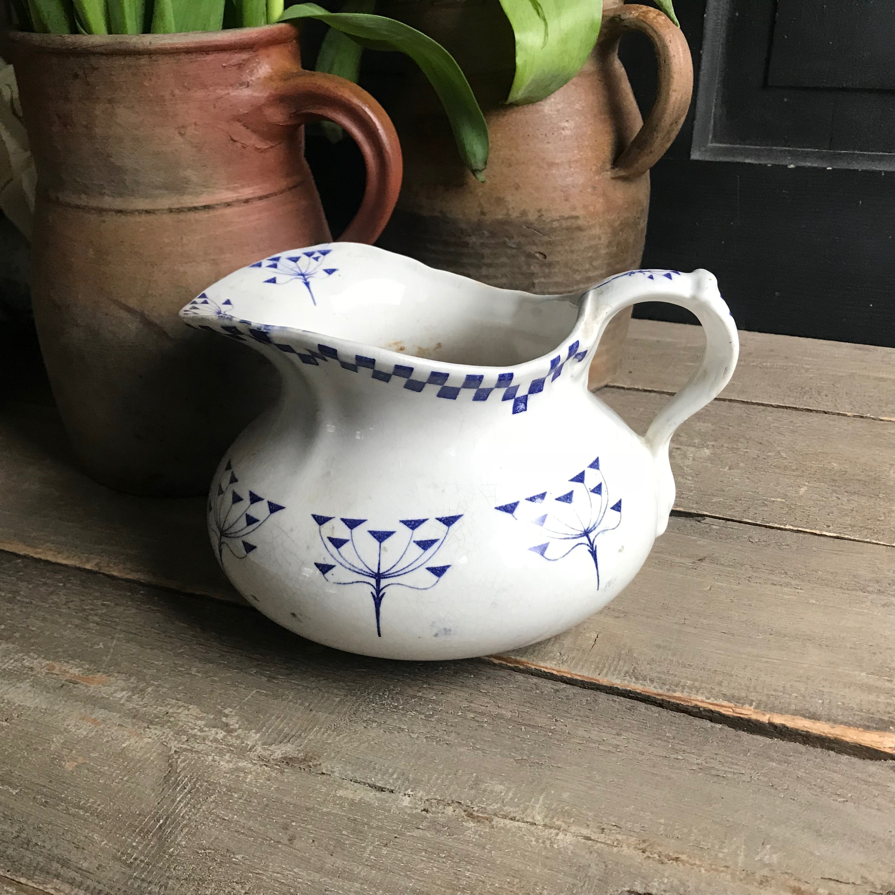 ⭐️FRANCE/ミモザ柄ピッチャー ⭐️FRANCE/ミモザ柄ピッチャー ⭐️FRANCE/ミモザ柄ピッチャー 1920