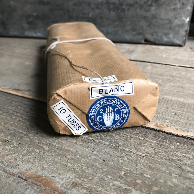 French Blanc Thread, Cartier Bresson, Original Packaging, 10 Pack, 20 Grammes Each image 3