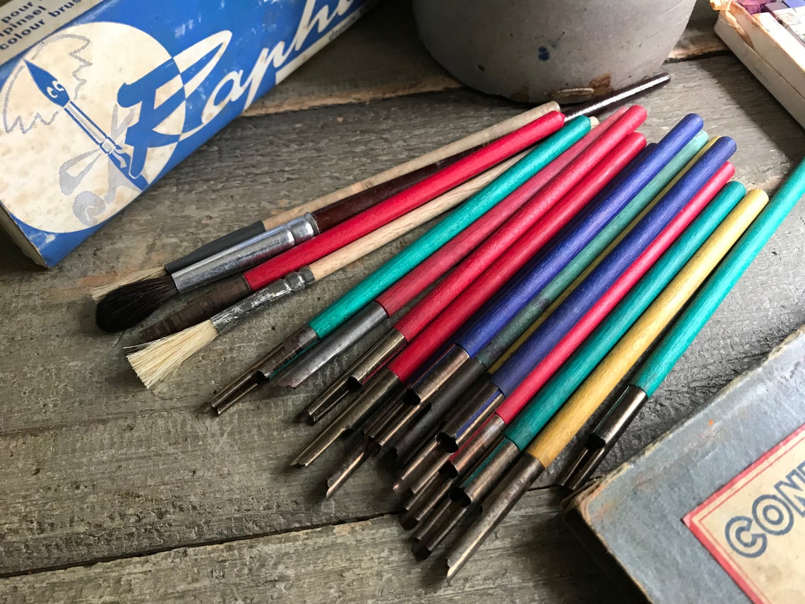 French Art Supply Set J M Paillard París y Conté Cajas Etsy España