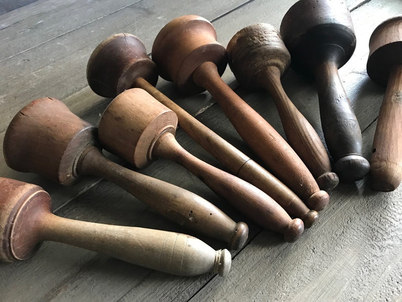 1 Rustic Muddler Masher Pestle Solid Wood 8 Available Etsy