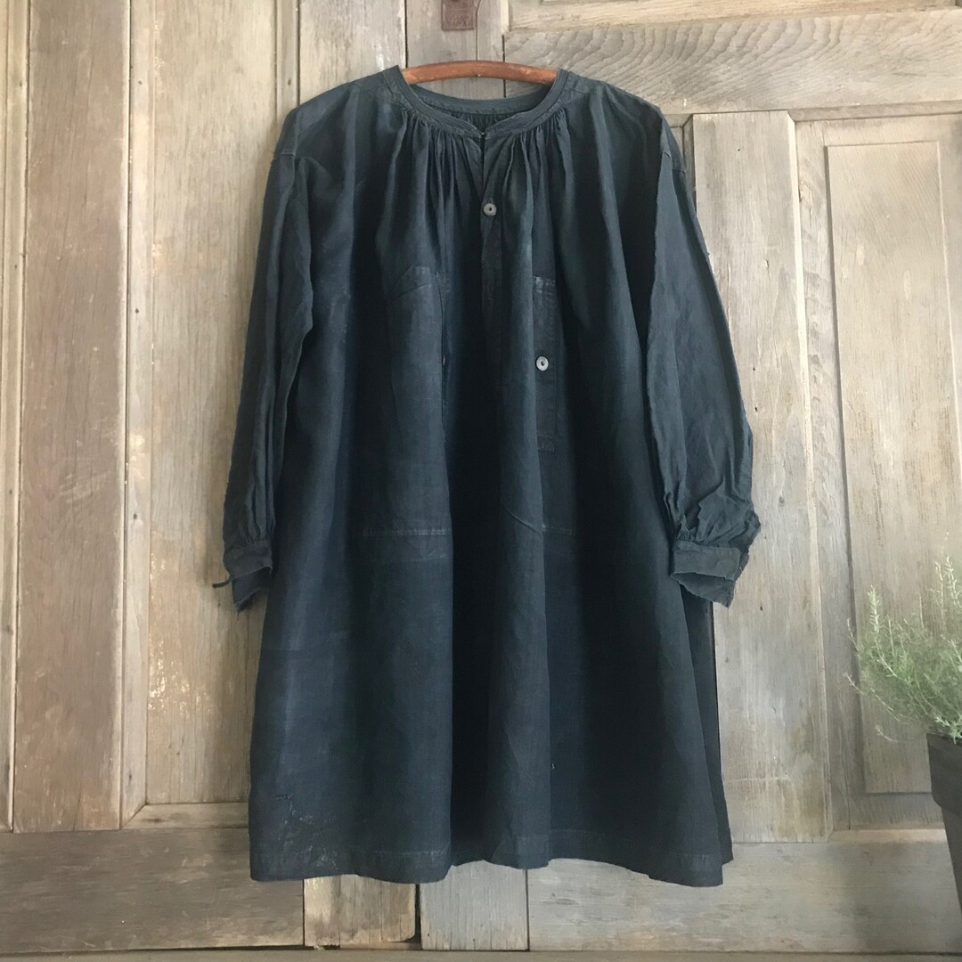 トップス 1920 Biaude indigolinen smock Maquignon il_1080xN.4448607834_6kr0.jpg