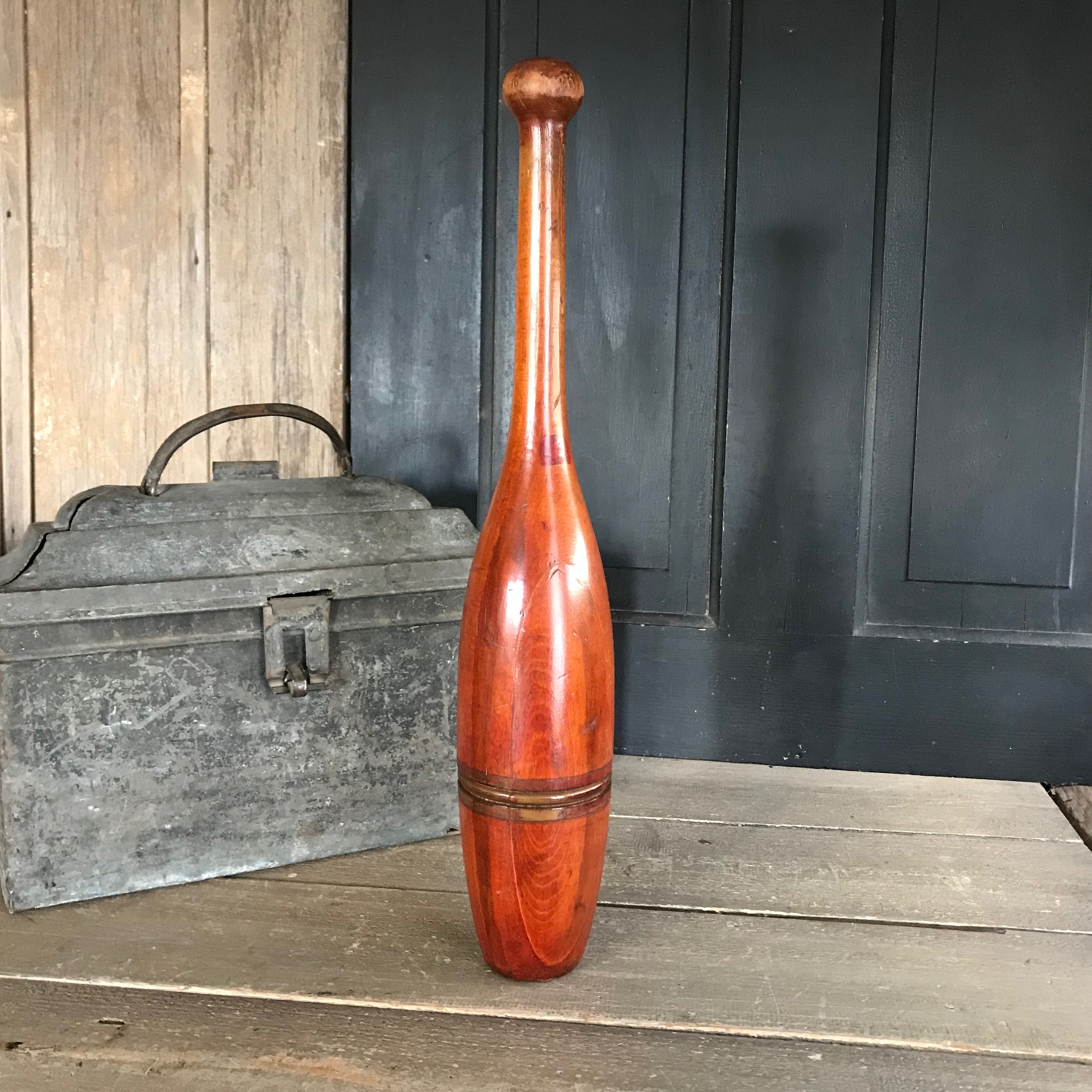 Antique Wooden Indian Clubs - Etsy